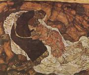 Egon Schiele Death and the Maiden (mk20) Sweden oil painting artist
